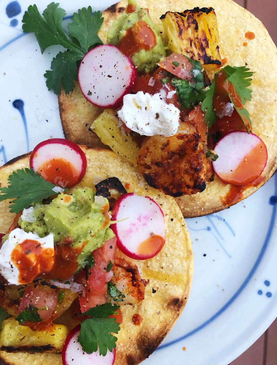 Grilled Shrimp Tacos With Pineapple And Pico De Gallo &ndash; La Tourangelle