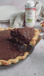 Vegan Hazelnut Brownie Pie