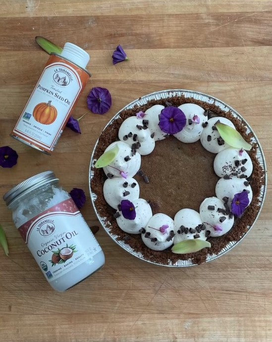 Pumpkin Seed Oil Custard Pie – La Tourangelle