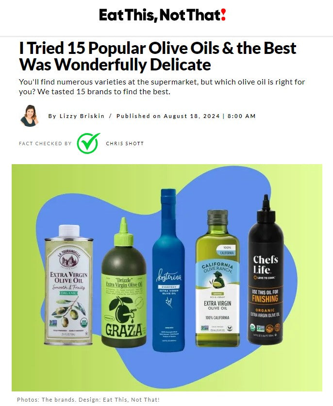 Eat This, Not That: I Tried 15 Popular Olive Oils & the Best