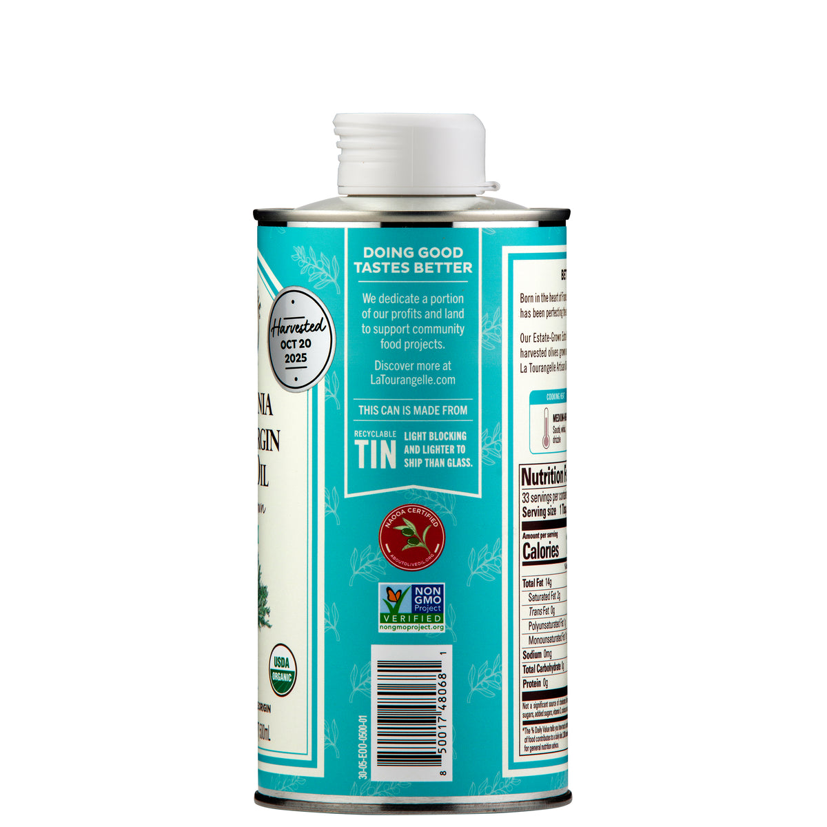 Organic Estate-Grown Extra Virgin Olive Oil – La Tourangelle