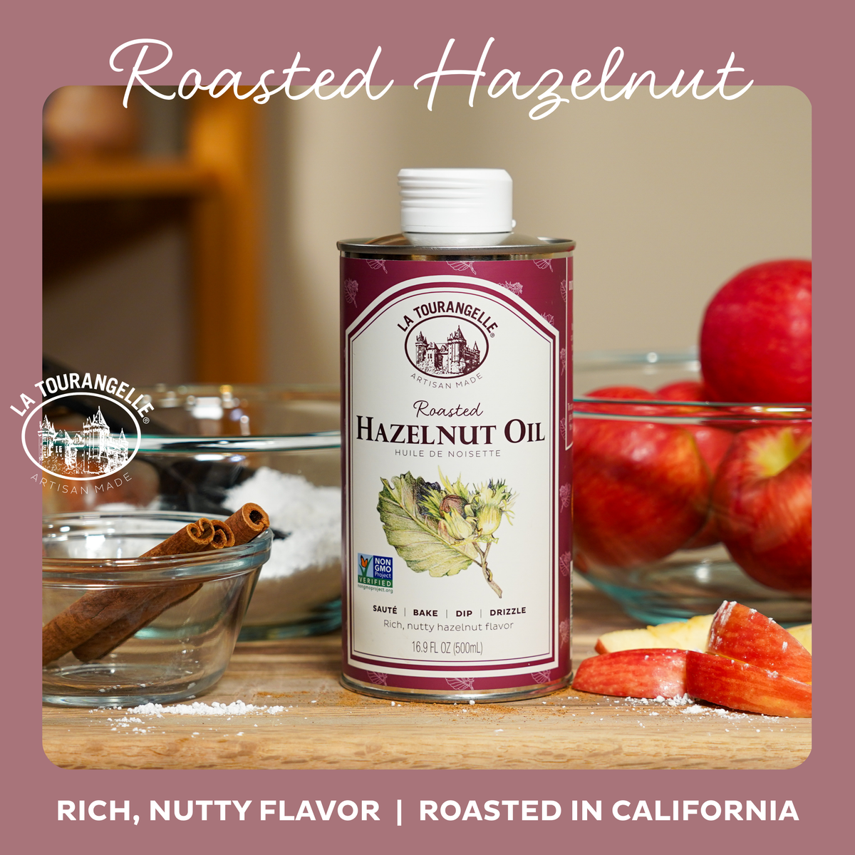Roasted Hazelnut Oil | Artisan Oils | La Tourangelle