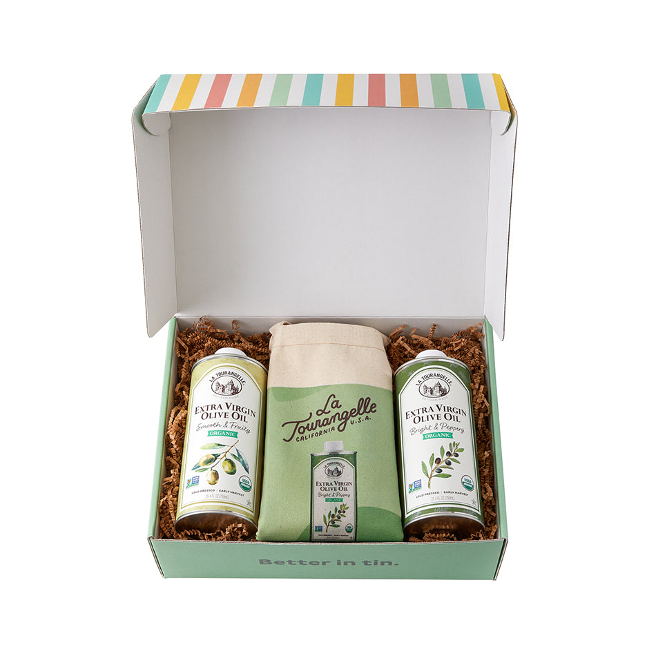 Limited Edition Olive Oil & Tote Gift Set – La Tourangelle
