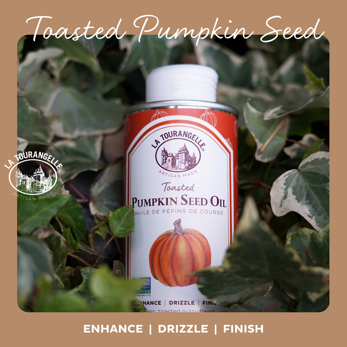 Toasted Pumpkin Seed Oil | Artisan Oils | La Tourangelle