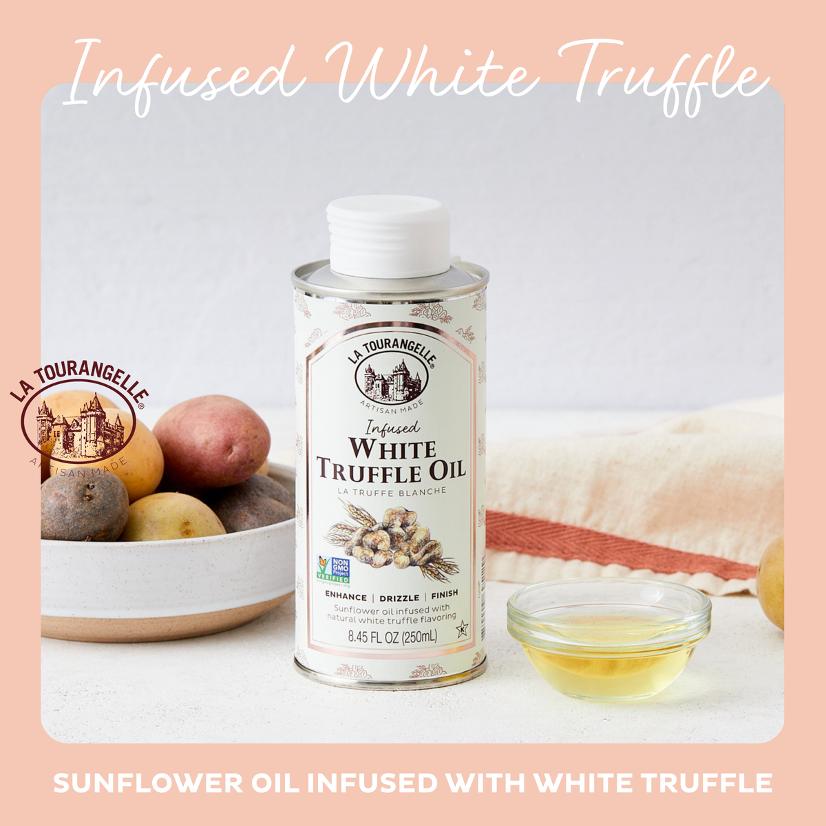 White Truffle Infused Oil | Artisan Oils | La Tourangelle