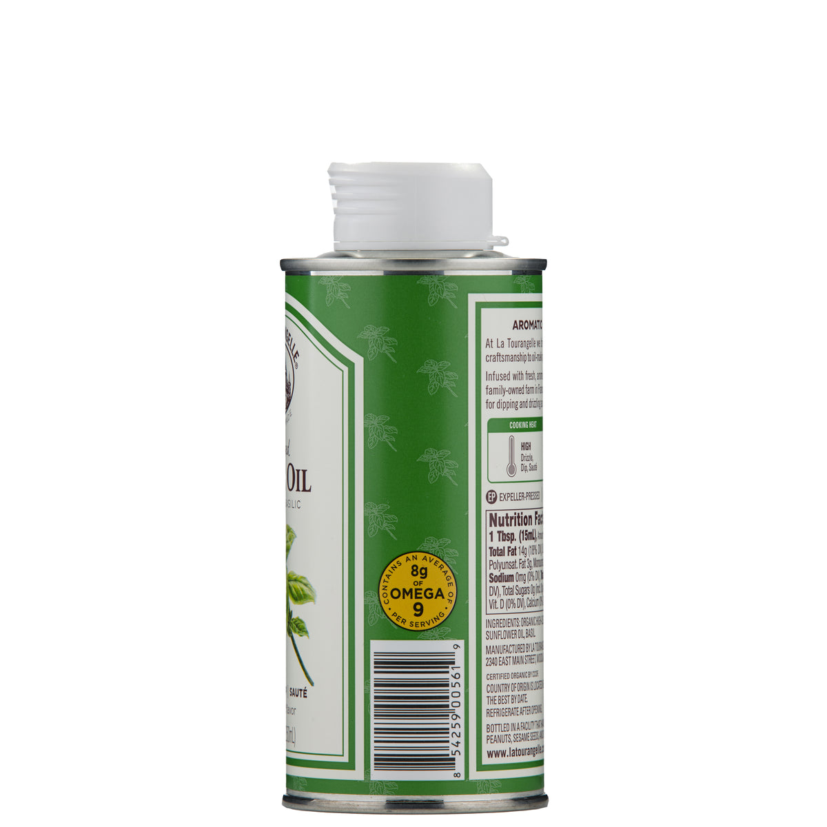 Basil Cooking Oil | Artisan Oils | Organic | La Tourangelle
