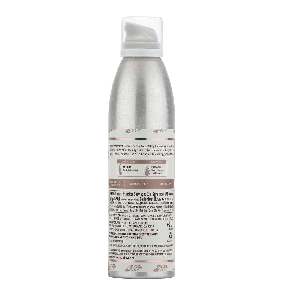 Infused White Truffle Oil Spray – La Tourangelle