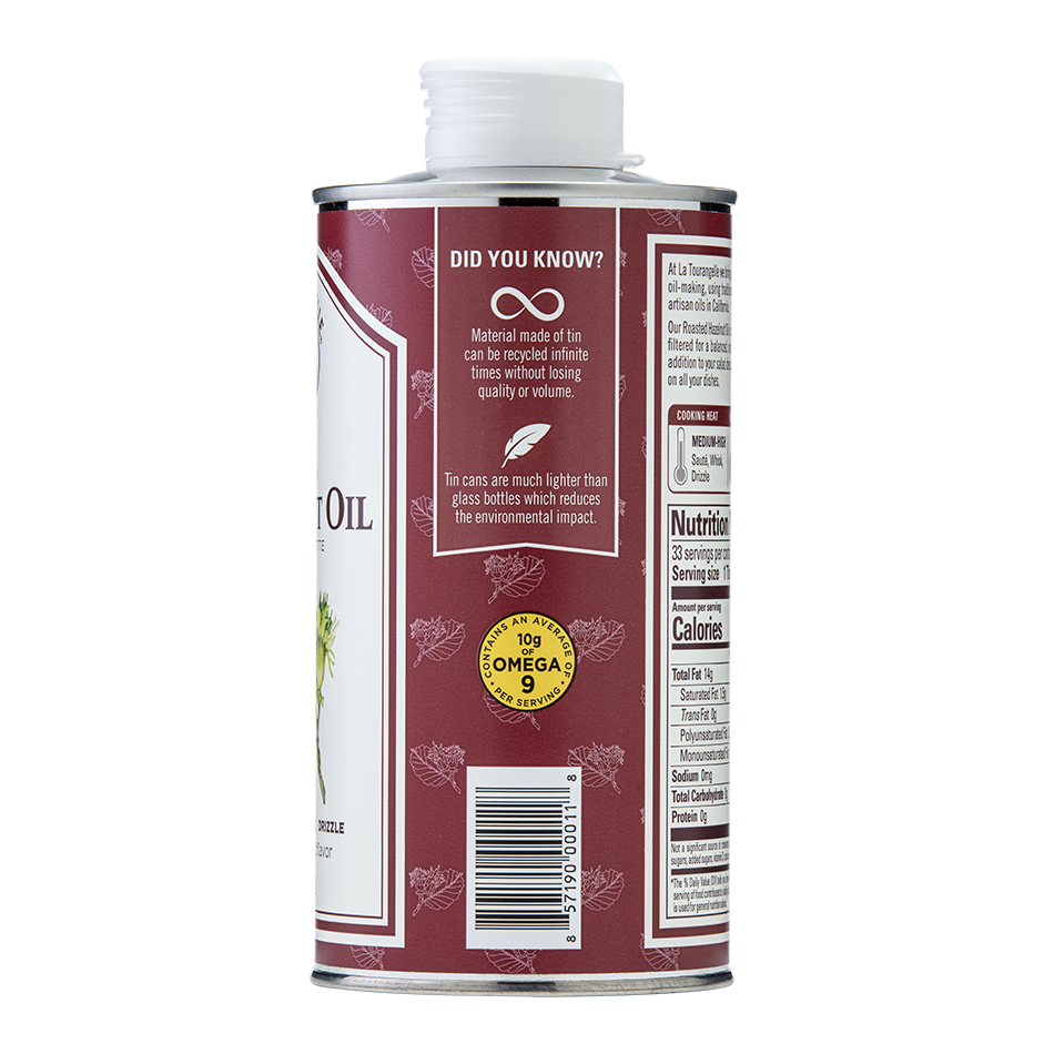 Roasted Hazelnut Oil Artisan Oils La Tourangelle