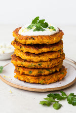Sweet Potato Chickpea Fritters