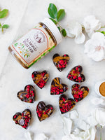 Raspberry Almond Butter Chocolate Hearts 