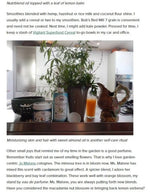 Our Sweet Almond Oil was featured on the Huffington Post