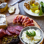 Charcuterie Platter with Pesto Oil