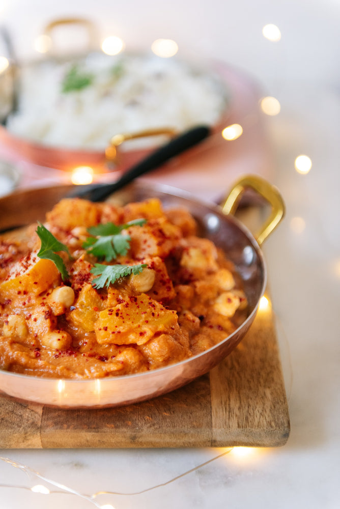 Diwali Chickpea and Pumpkin Curry