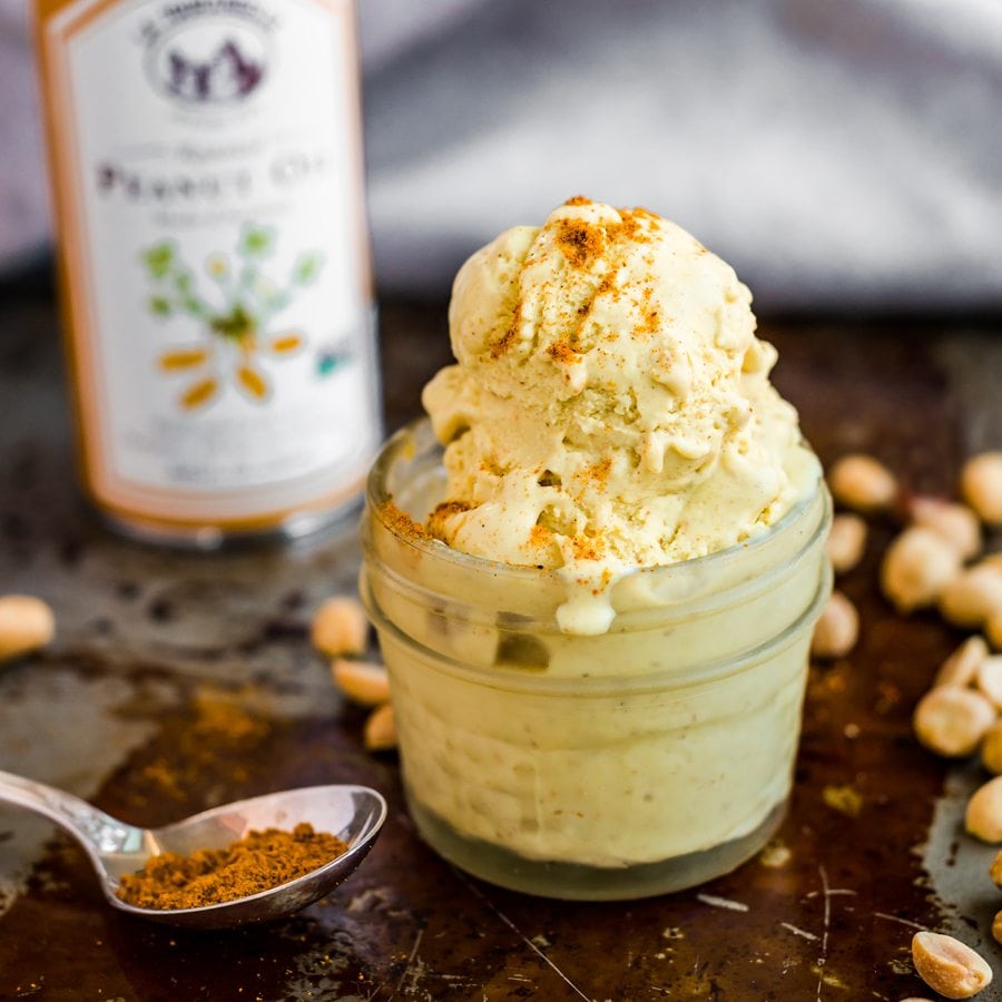 Peanut Butter Curry Ice Cream