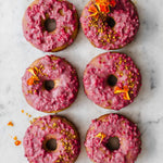 Raspberry-Rose Donuts