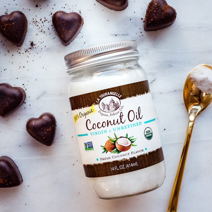 Coconut Coffee Heart Scrub