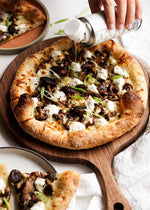 Truffle Mushroom and Ricotta Pizza