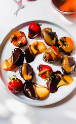 Dark Chocolate and Almond Butter Stuffed Medjool Dates