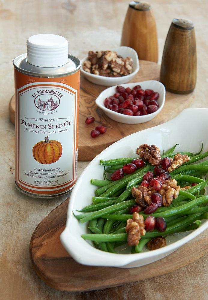 Green Beans with Toasted Pumpkin Seed Oil