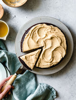 One-Bowl Chocolate Cake with Peanut Butter Frosting