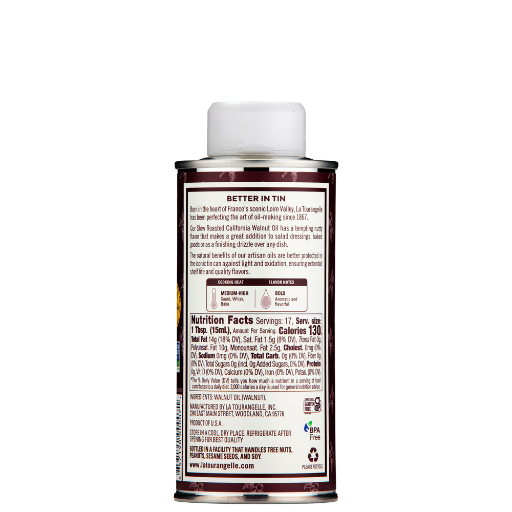 
                  
                    California Walnut Oil, Slow-Roasted
                  
                