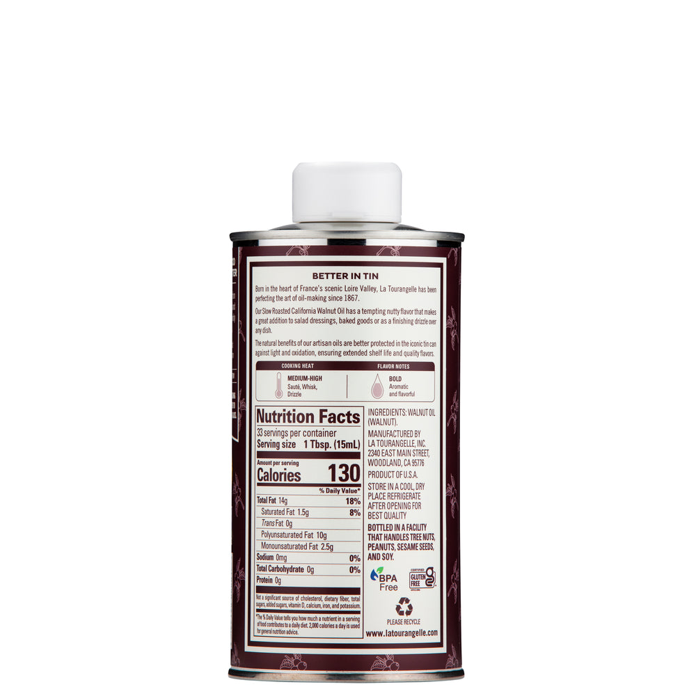 
                  
                    California Walnut Oil, Slow-Roasted
                  
                