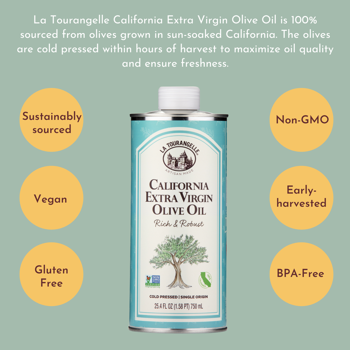 California Extra Virgin Olive Oil – La Tourangelle