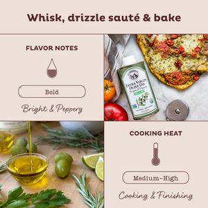 Organic Bright & Peppery Extra Virgin Olive Oil - La Tourangelle