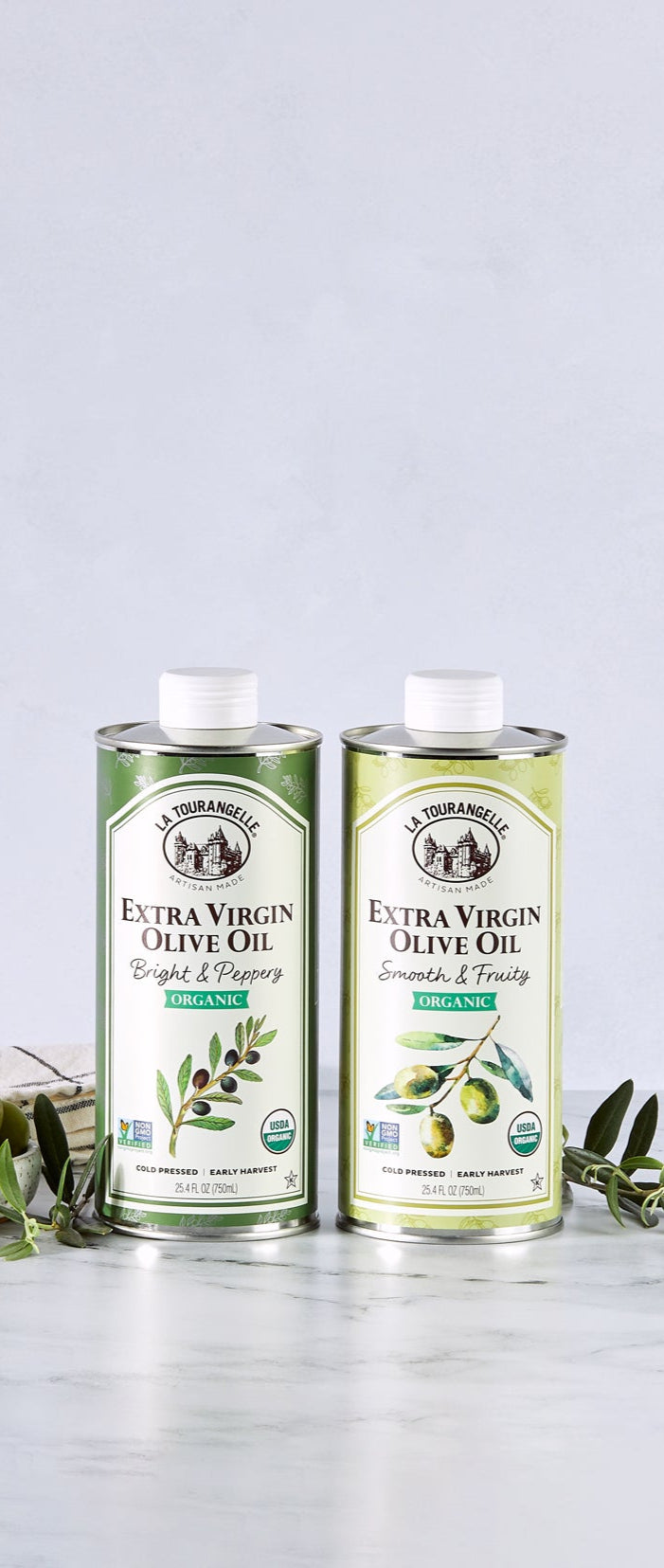 La Tourangelle, high quality oils packed in beautiful tins La Tourangelle, high quality oils packed in beautiful tins