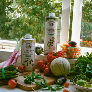 邦楽 AROMA TRYANGLE Organic Bright & Peppery Extra Virgin Olive Oil - La Tourangelle