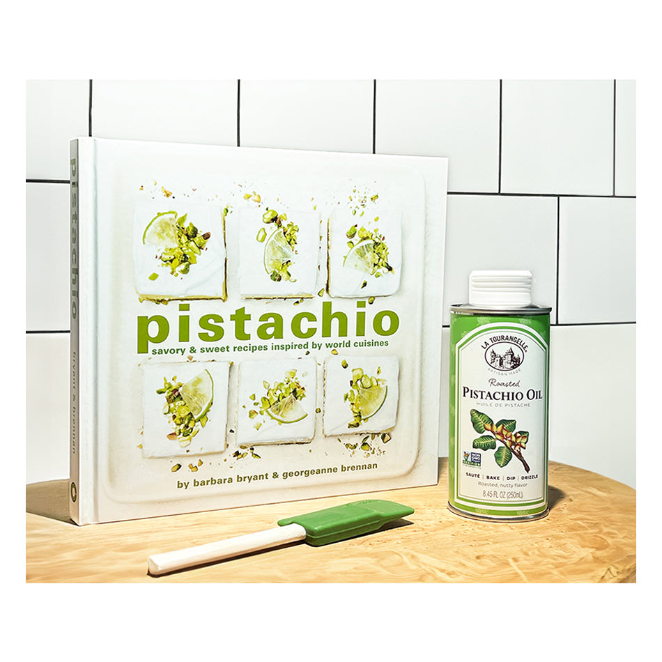 Pistachio Cookbook & Oil Gift Set