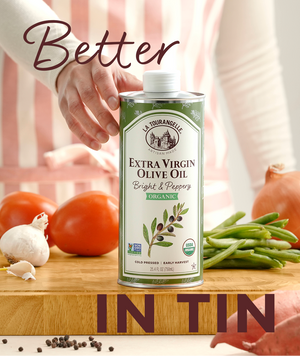 Organic Bright & Peppery Extra Virgin Olive Oil - La Tourangelle