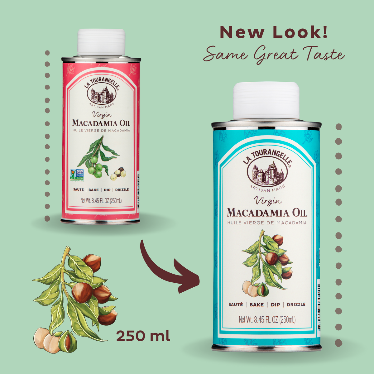 麗華 BEAUTY OIL 18ml×5個 Virgin Macadamia Oil – La Tourangelle