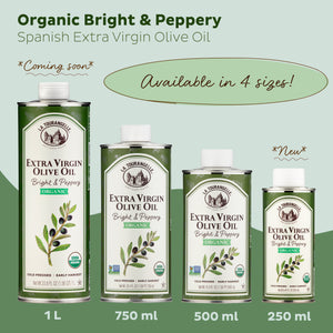 Organic Bright & Peppery Extra Virgin Olive Oil - La Tourangelle