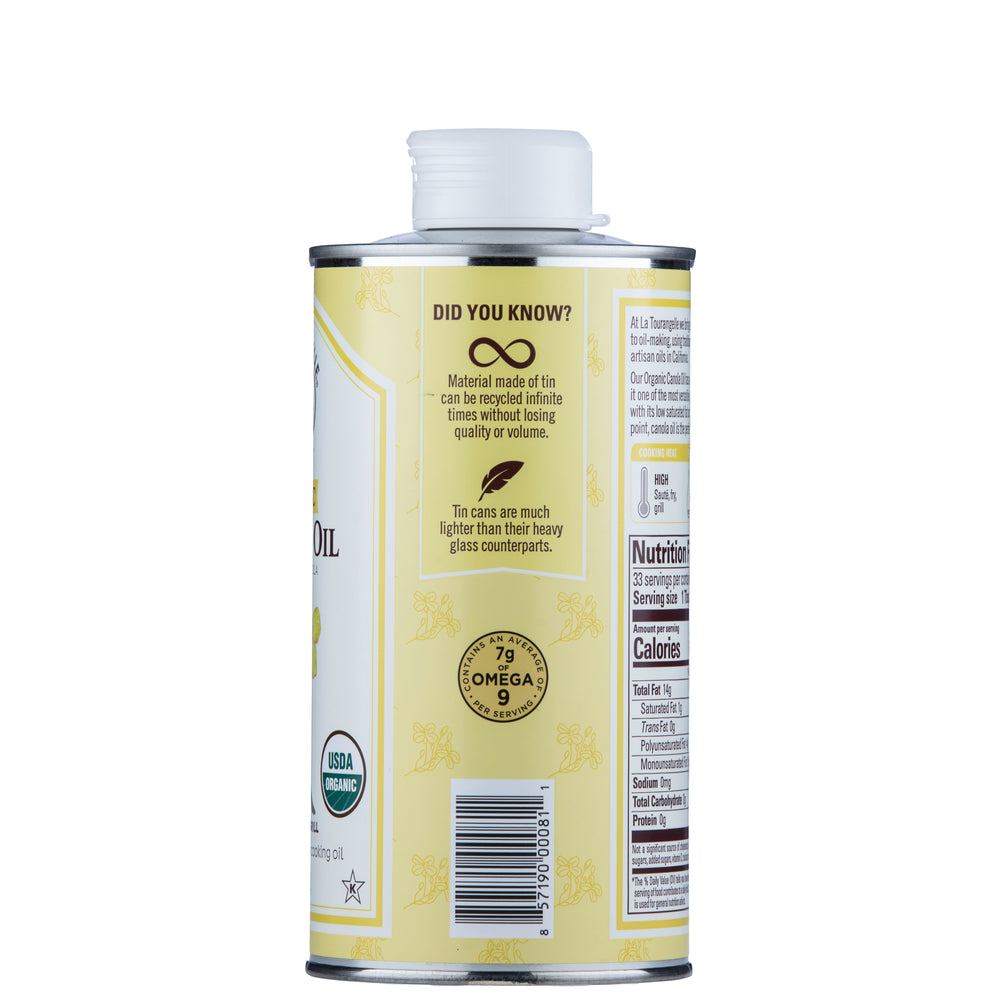 
                  
                    Organic Canola Oil
                  
                