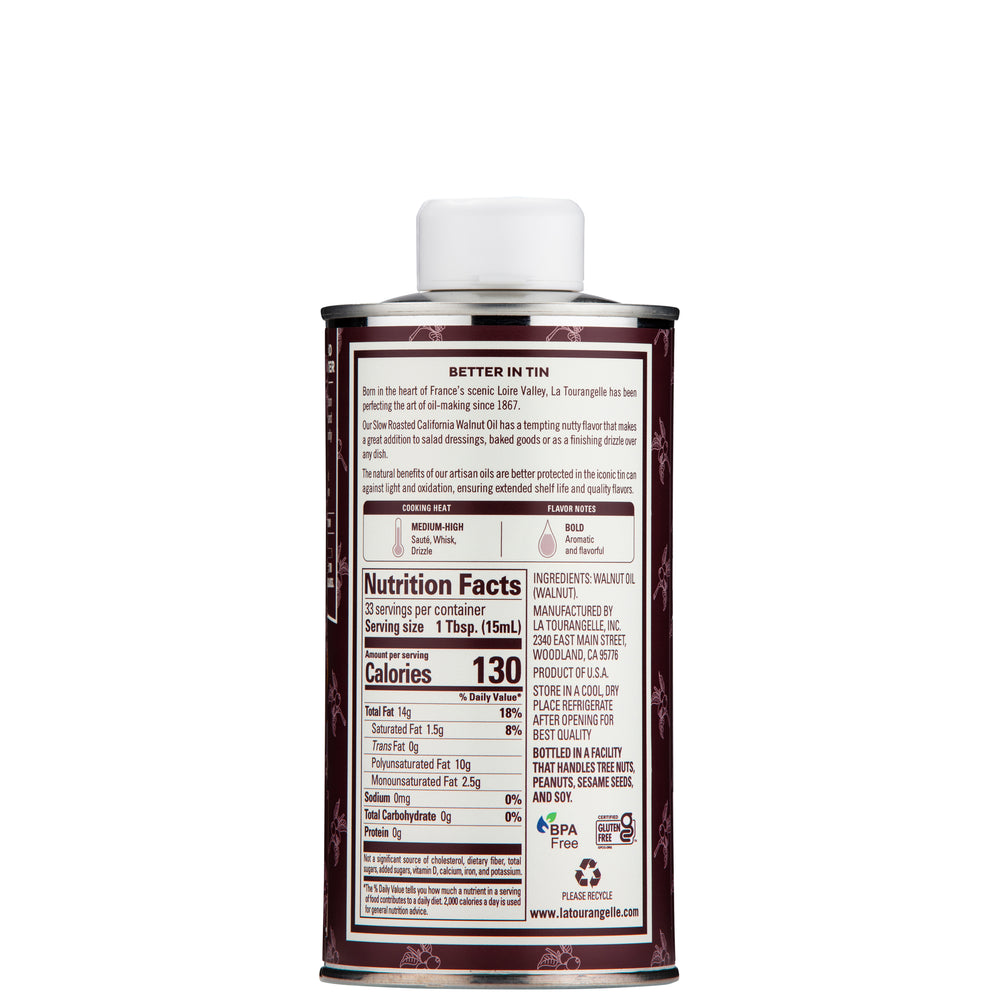 
                  
                    California Walnut Oil, Slow-Roasted
                  
                