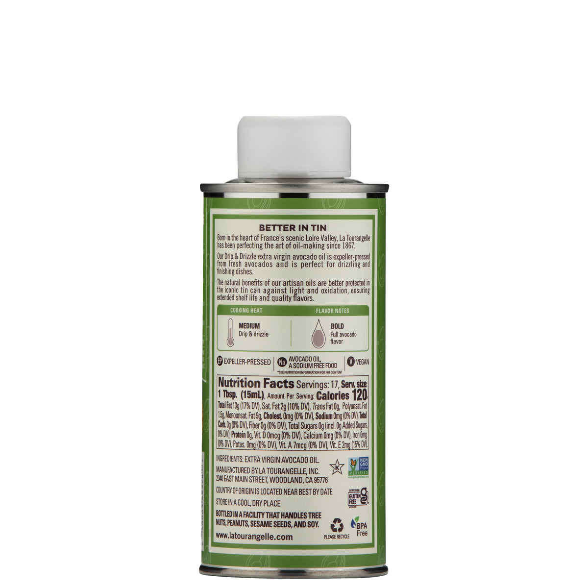 Extra Virgin Avocado Oil La Tourangelle Extra Virgin Avocado Oil La Tourangelle