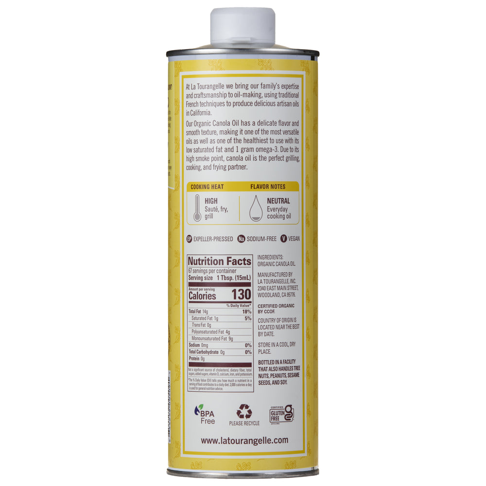 
                  
                    Organic Canola Oil
                  
                