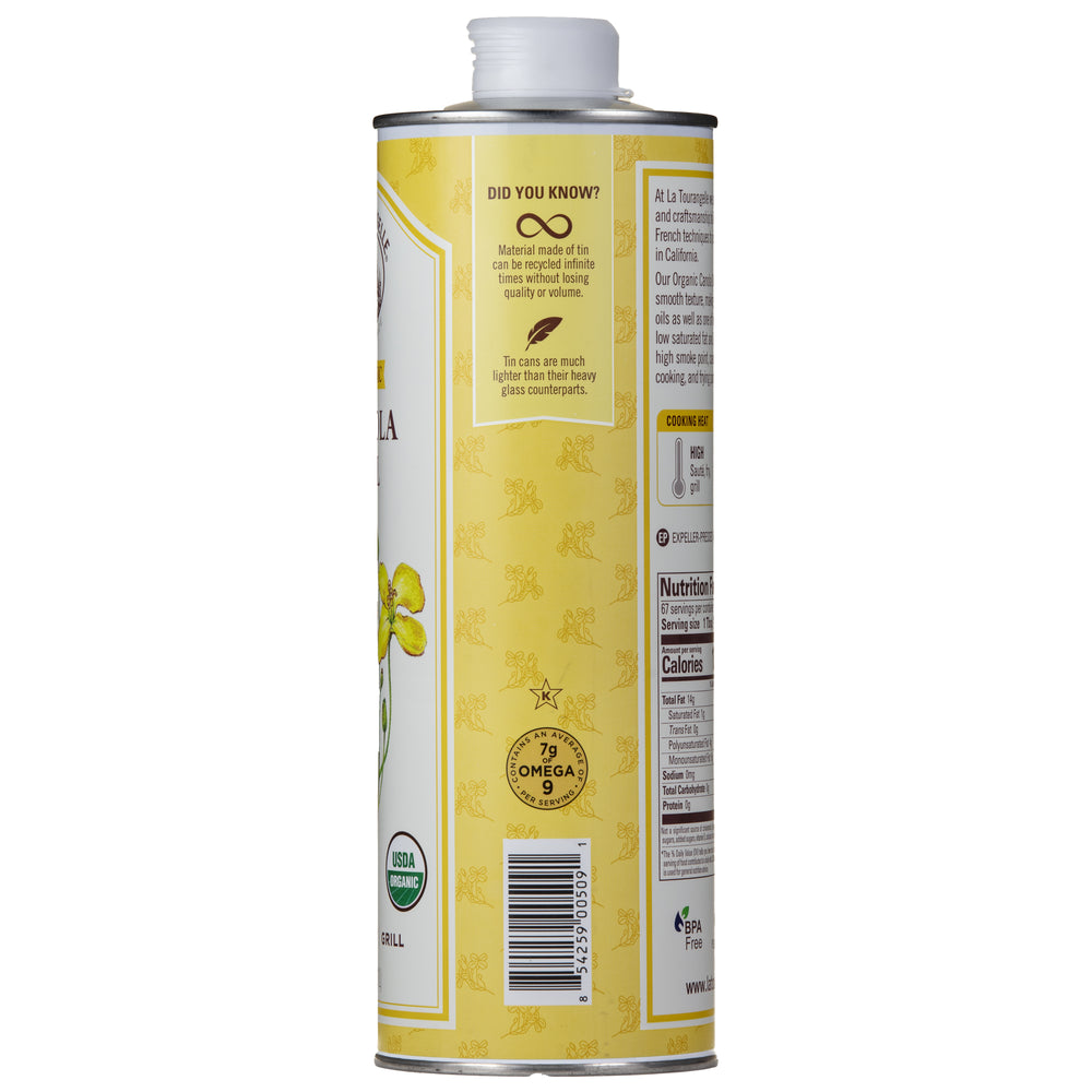 
                  
                    Organic Canola Oil
                  
                