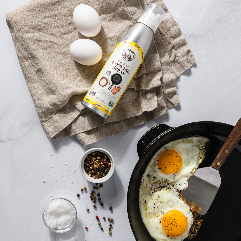 
                  
                    Non-Stick Cooking Spray with eggs
                  
                