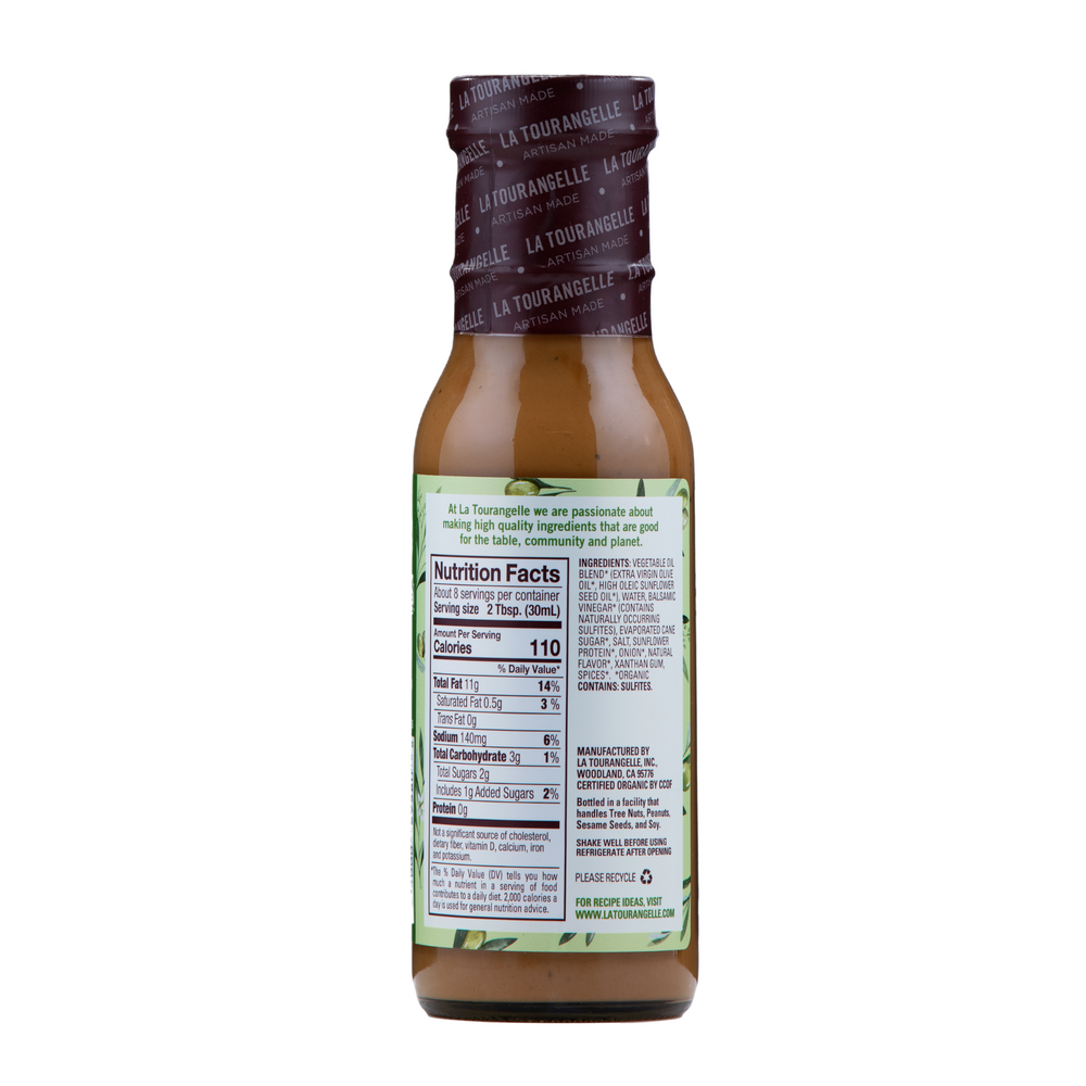 Organic Classic Balsamic Vinaigrette - La Tourangelle Organic Classic Balsamic Vinaigrette - La Tourangelle