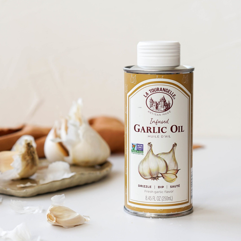 
                  
                    Garlic Infused Oil display
                  
                