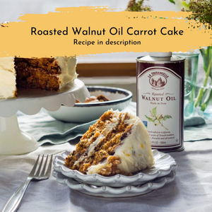 
                  
                    roasted walnut oil carrot cake 
                  
                