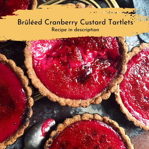 
                  
                    Bruleed Cranberry Custard Tartlets
                  
                