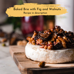 
                  
                    baked brie with fig and walnuts
                  
                