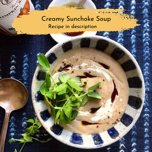 
                  
                    Creamy sunchoke soup
                  
                