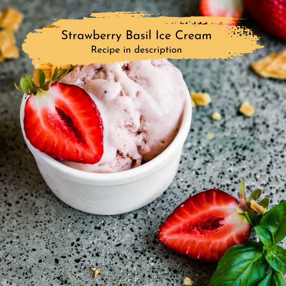 
                  
                    Strawberry Basil Ice Cream
                  
                