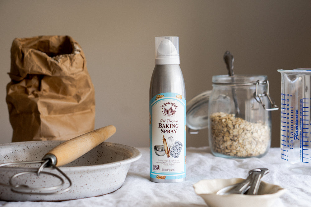 
                  
                    All Purpose Baking Spray on table
                  
                