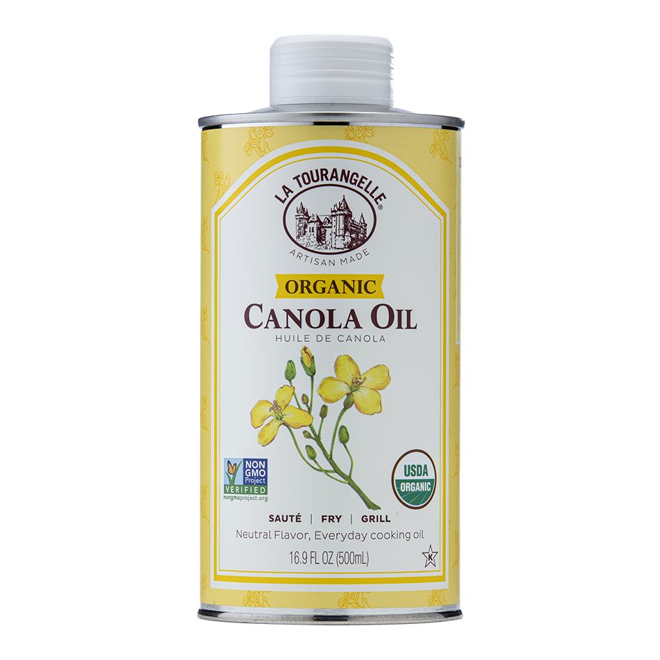Organic Canola Oil front