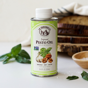 
                  
                    Pesto Infused Oil on display
                  
                